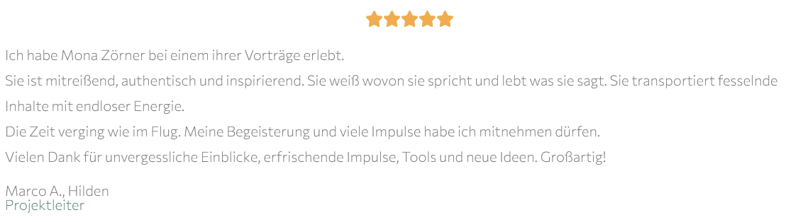 Rezension Marco Alongi Vortrag neu